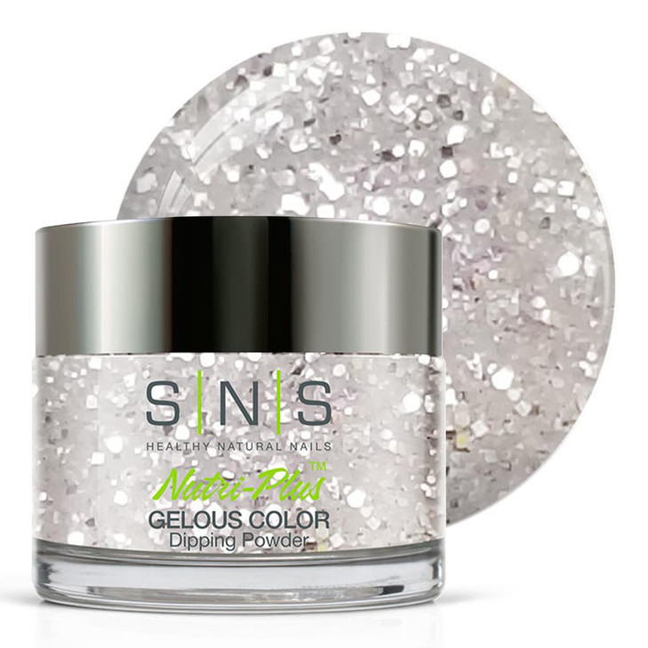 SNS Nail Dip Powder Gelous Color Dipping Powder Luxury Shades MetallicsSilver Glitter LongLasting Dip Nail Color Lasts 1