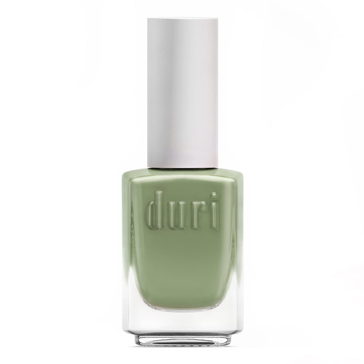 duri Nail Polish 720 Barefoot Creamy Pastel Green Full Coverage Glossy Finish Fast Drying 045 Fl Oz