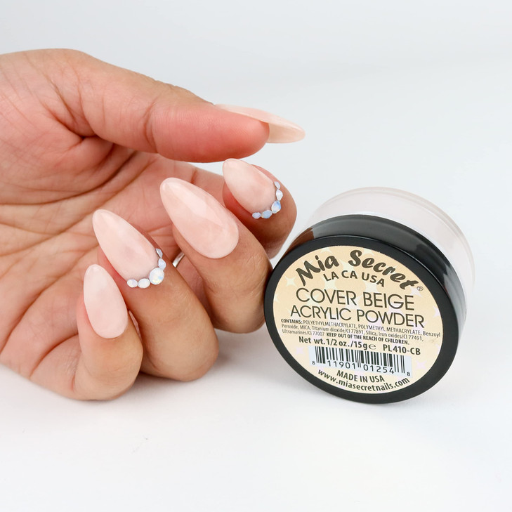Mia Secret Cover Beige Acrylic Powder 15 lbs
