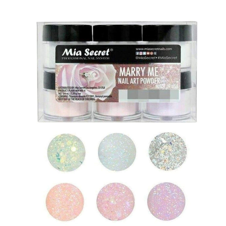 Mia Secret Polymer Marry ME 6 pcs Acrylic Collection