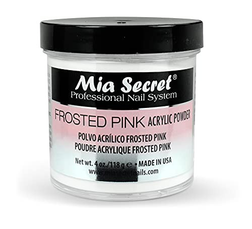 Mia Secret Frosted Pink Acrylic Powder PL0FP 4 Ounce