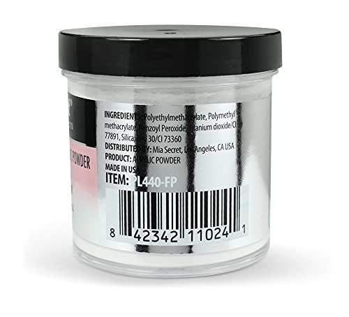 Mia Secret Frosted Pink Acrylic Powder PL0FP 4 Ounce