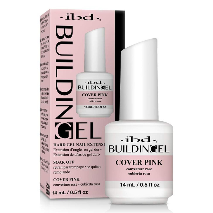 IBD Building Gel Hard Gel Nail Extension Cover Pink 05 oz