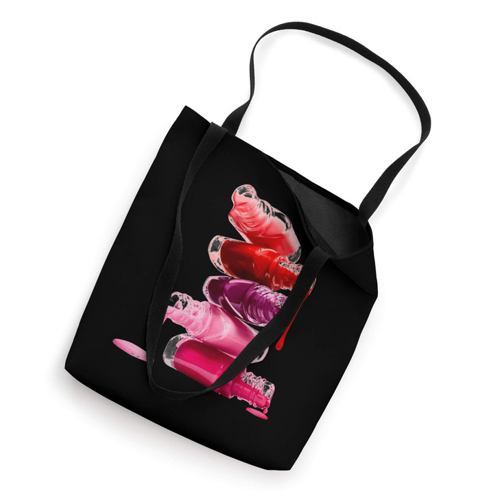 Makeup Nail Polish Make Up Cosmetics Manicure Nail Tech Gift Tote Bag