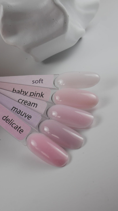 INHYPE UVLED Hard Builder Gel for Nail ExtensionStrengthening Baby Pink3 Sculpting Color UV gel for nail