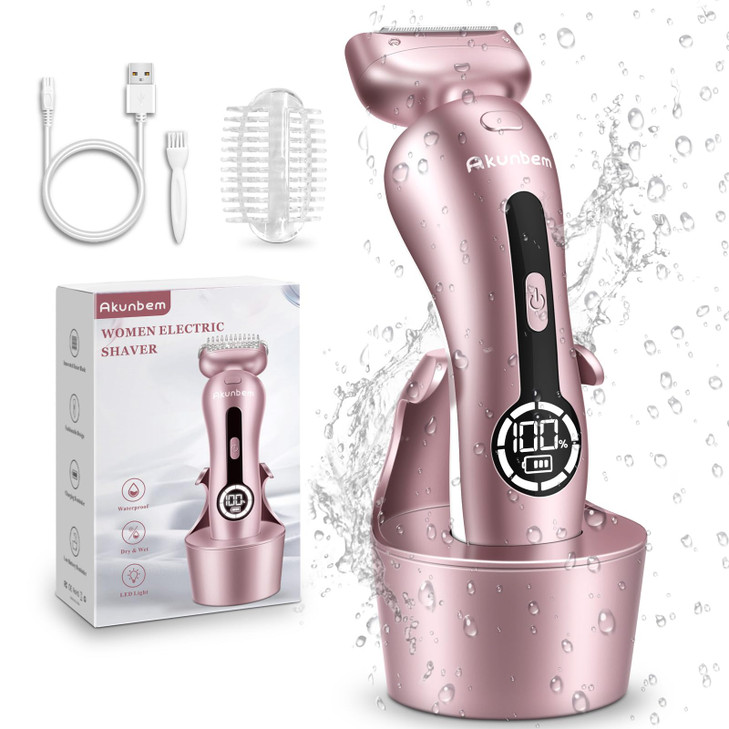 Electric Shaver for Women for Legs Bikini Trimmer Electric Razors for Women Underarm Public Hairs Rechargeable Womens Shaver Wet Dry Use Painless Cor online at globaldelivered