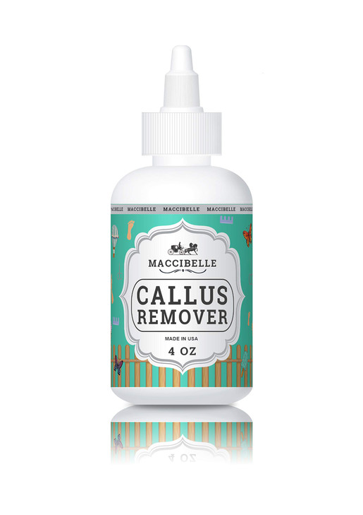 Maccibelle Callus Remover EXTRA STRENGTH For Feet Professional Callus and Corn Eliminator Liquid Gel 4 oz 1 Bottle