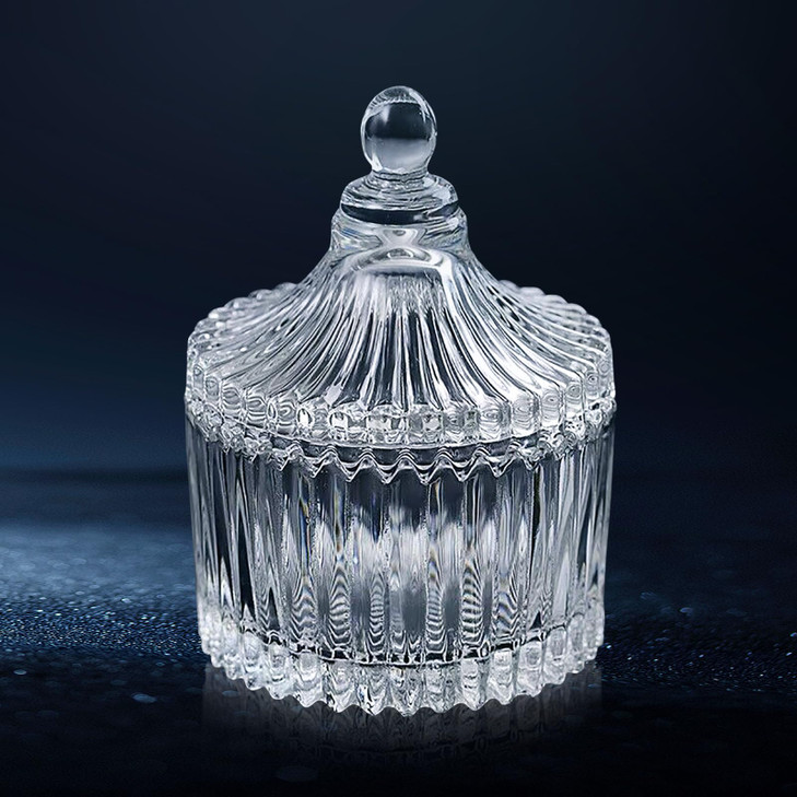 Dappen Dish for Acrylic Nails Large Monomer Dish with Lid for Monomer Acrylic Nail Liquid Clear Glass Cup for Acrylic Po