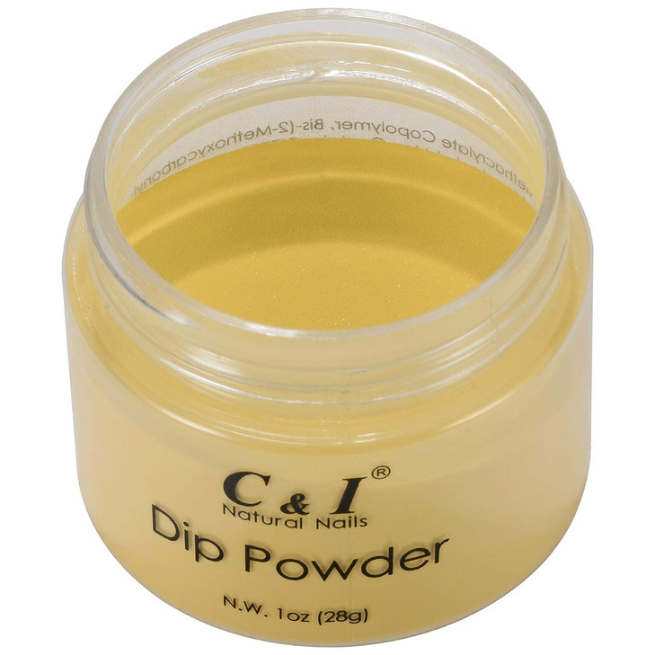 C I Dip Powder Color No014 Cannary Yellow Color System
