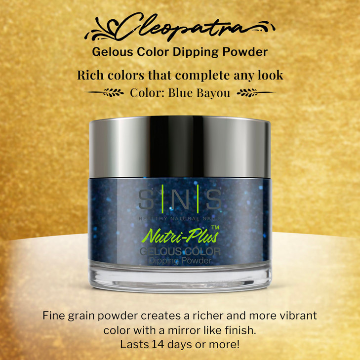 SNS Nails Dipping Powder Cleopatra Collection CT11 Blue Bayou 1OZ