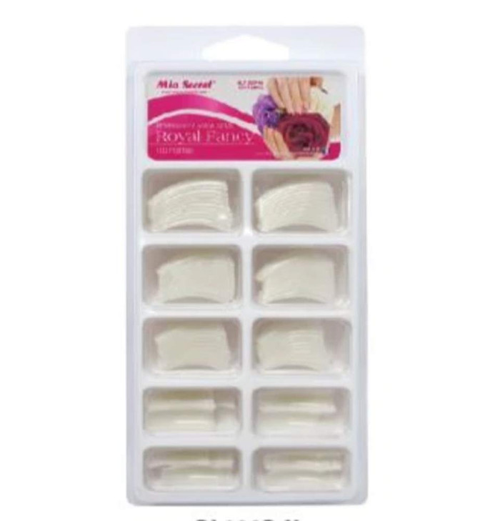 Mia Secret Royal Fancy 100 Nail Tips Natural
