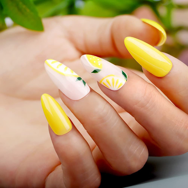 INFELING Solid Gel Nail Gl ue Nail G lue Gel for Nail Tip Press on Nails Long Glue Lasting 28 Days Curing Needed Super S