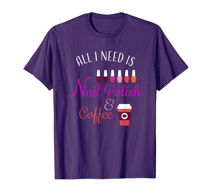 Nail Polish Tech Coffee TShirt