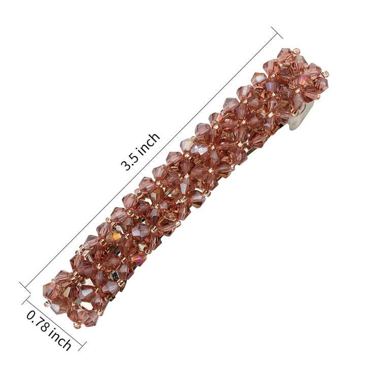 FASOTY 8 Pieces Fashion Hair Clips Elegant Hair Barrettes for Women and Girls Sparkly Rhinestones Flower Hair Clips French Style Fancy Vintage Hair A