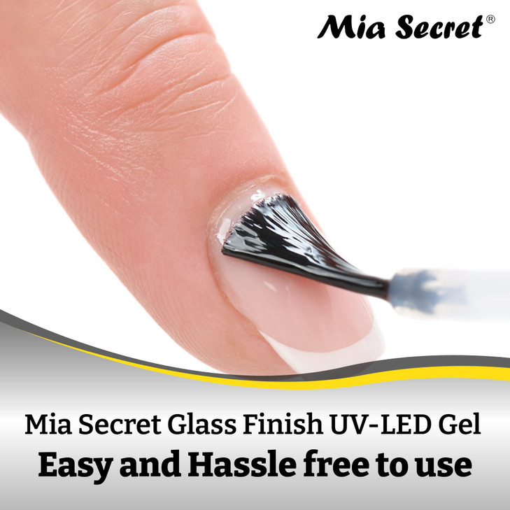 Mia Secret Glass Finish UVLED Gel 05 Fl oz 15mL