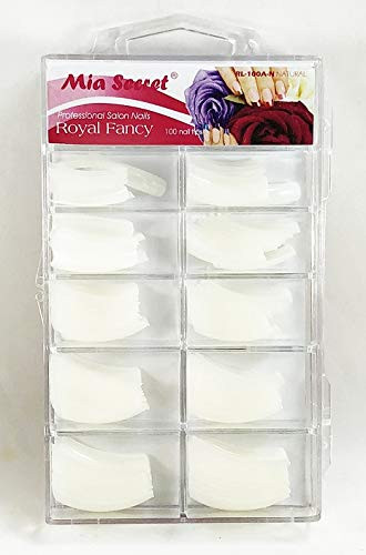 Mia Secret Royal Fancy Nail Tips 100 Pieces Natural