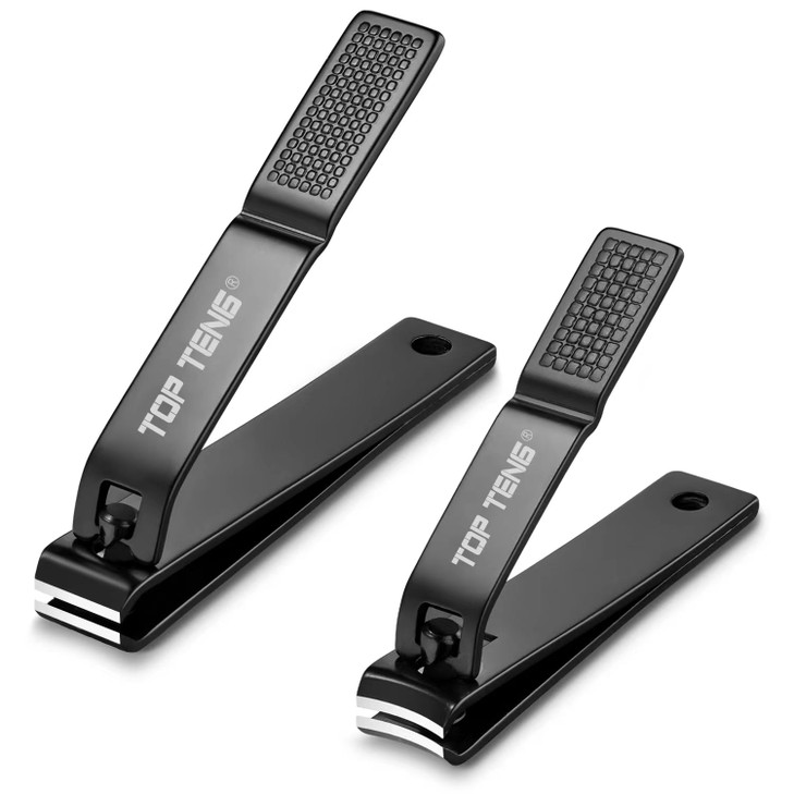Nail Clippers Set with Nail File TOP TENG 3Piece Ultra Sharp Stainless Steel Toenail Fingernail Clipper Kit for Men Wome