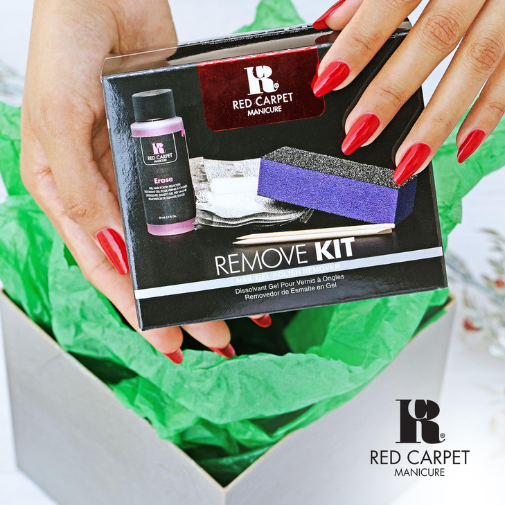 RCM Nail Gel Remove Kit for Easily and Safely Removing SoakOff Gel Nail Polish and Other UV Nail Products