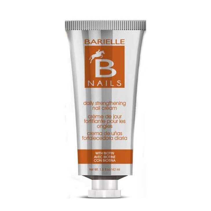 Barielle Nails Daily Strengthening Nail Cream with Biotin 15 Ounce for Splitting Brittle Ridged Breaking Soft and Damage