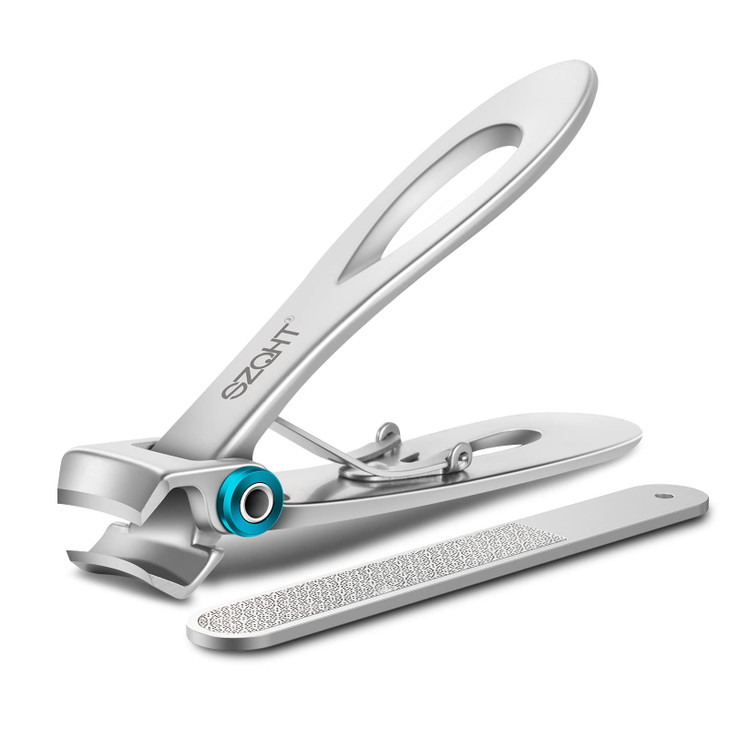 SZQHT Ultra Wide Jaw Opening Nail Clippers Set Toenail Clippers for Thick Nails Heavy Duty Nail Cutter Stainless Steel T