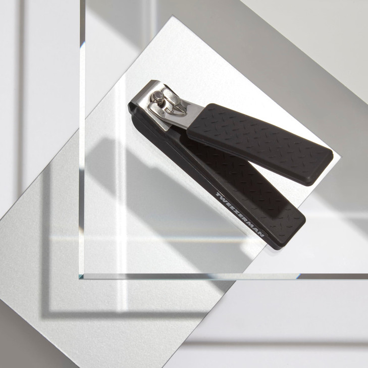 Tweezerman Mens Precision Grip Toenail Clipper Black
