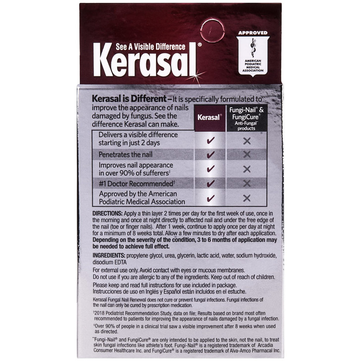 Kerasal Nail Fungal Nail Renewal Treatment 10ml 2 Pack