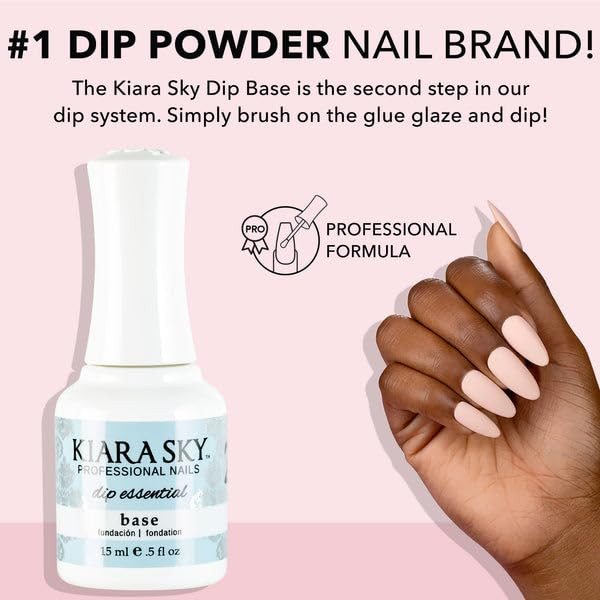 KIARA SKY Liquid Essentials Dip Manicure Base Coat 05 fl oz