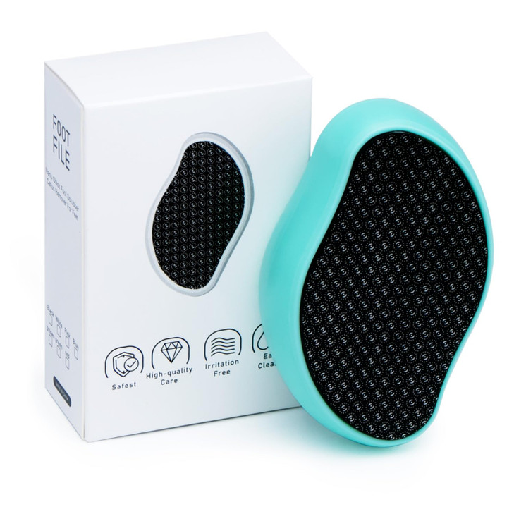 Glass Foot File Callus Dead Remover Heel Scraper and Shower Scrubber Safely and painlessly removes calluses and Dry Skin