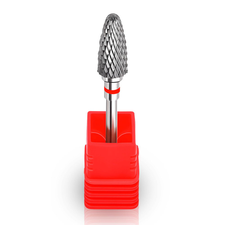 Fantexy 332 Carbide Nail Drill Bit Remove Acrylic Hard Gels Quickly and SafelyProfessional Cone Tungsten Drill Bits Set