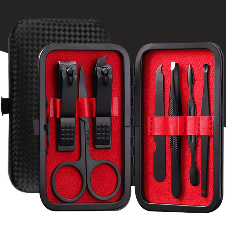KVYSHQLNE Manicure Set Pedicure Kit Womens Nail Clippers Set 32 in 1 Professional Grooming Care Tools Nail Kit Including