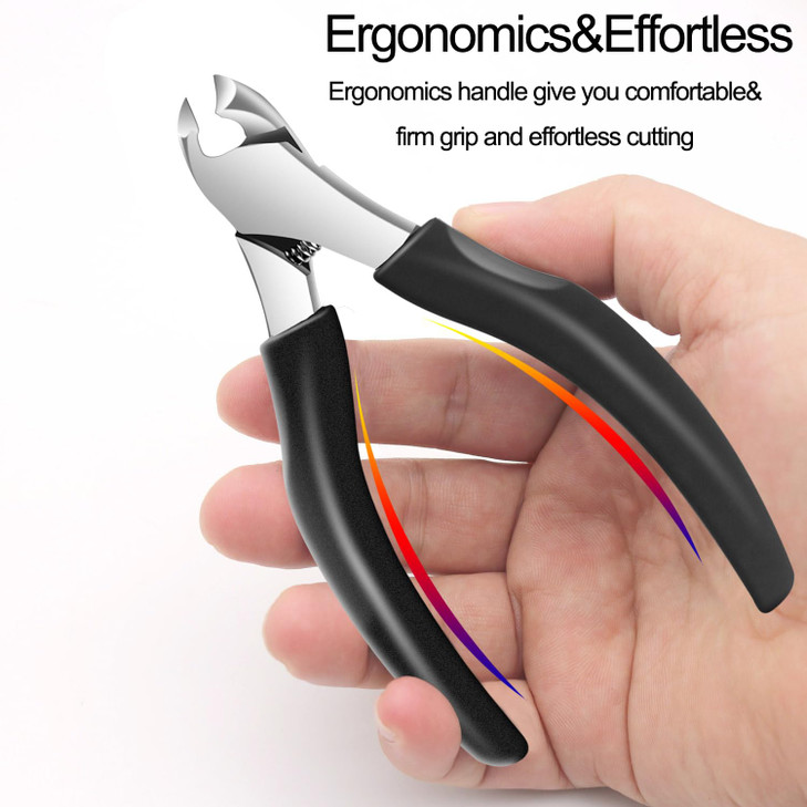 Podiatrist toenail Clippers for Seniors Thick toenailsManicure and Pedicure Set with Toenail Files toenail LifterHeavy D