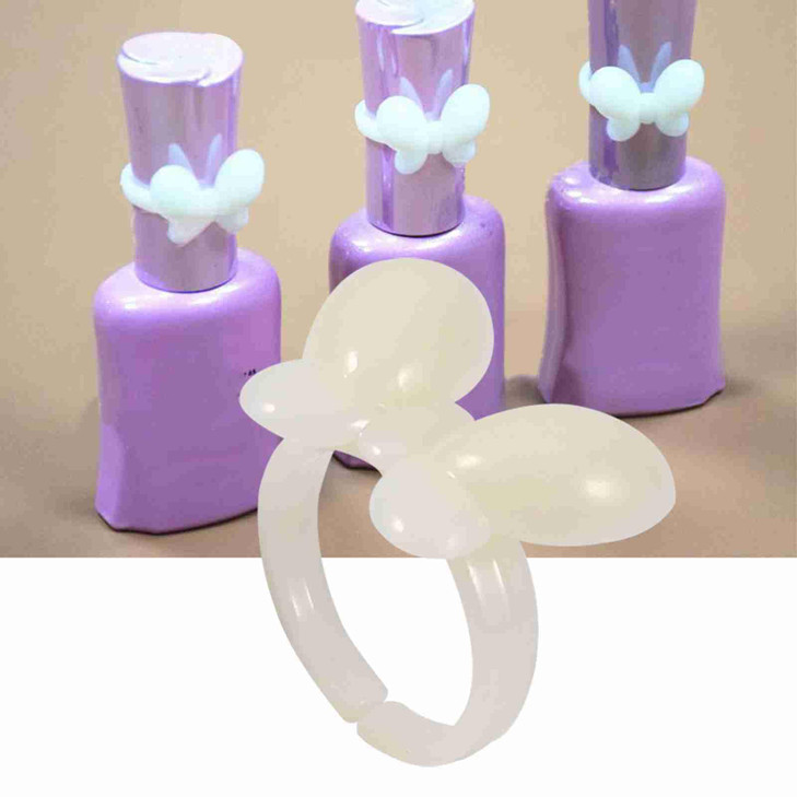 50PcsSet Polish Gel Nail Chart Ring Flower Butterfly Manicure Tip for Nail Art Color Display Tool Color Display Ring For