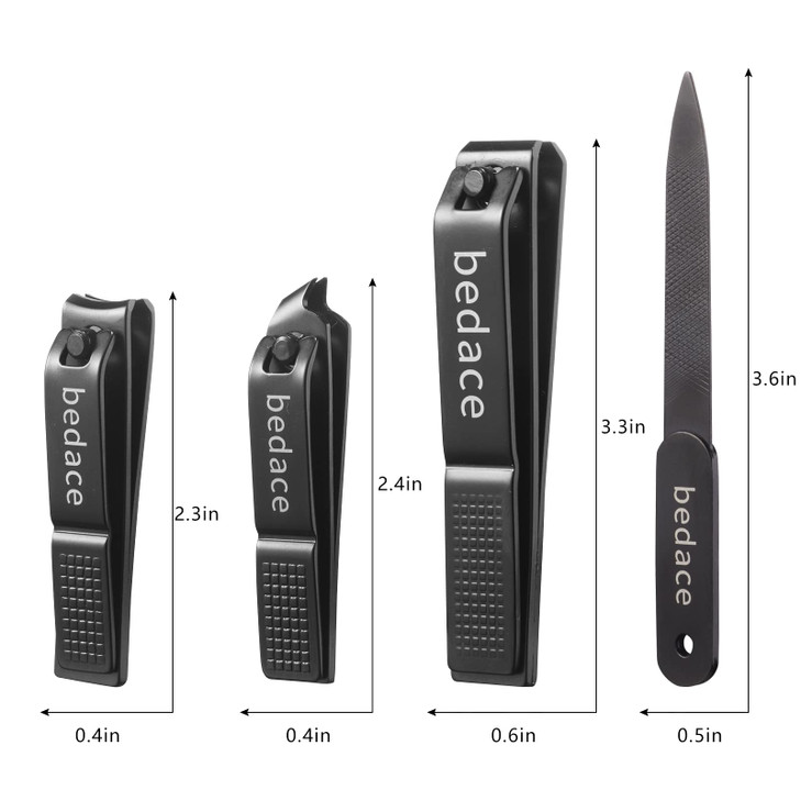 Nail Clippers SetChristmas Gifts Stocking Stuffers Toe NailToenail Clippers and Fingernail Clippers for MenWomenKids4 pi