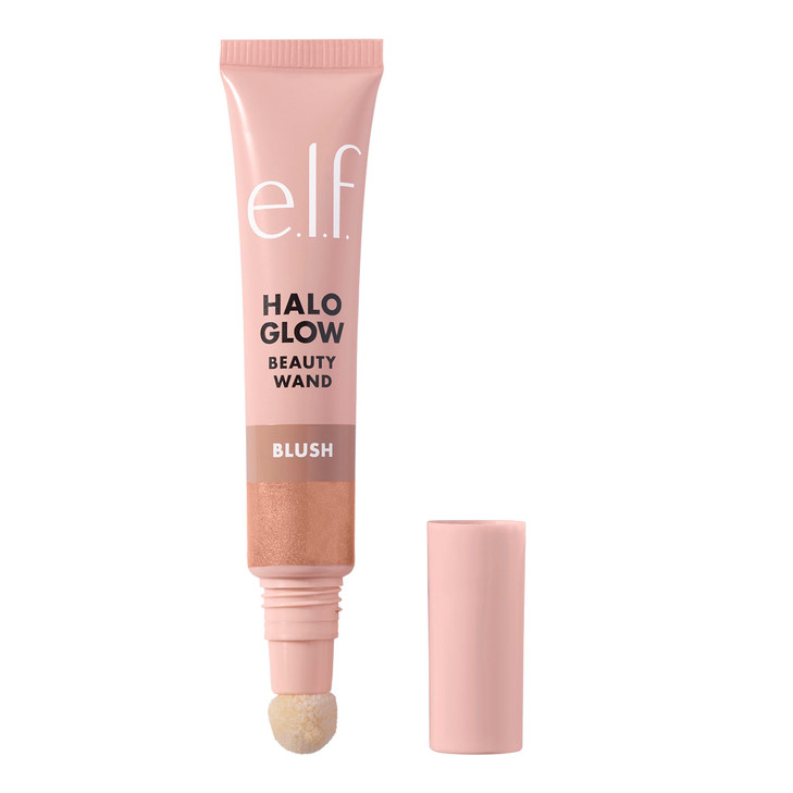 e.l.f. Halo Glow Blush Beauty Wand, Liquid Radiant Blush with Squalane, Cushion Tip Cream Blush For Luminous, Buildable Color, Vegan & Cruelty-Free C online at globaldelivered