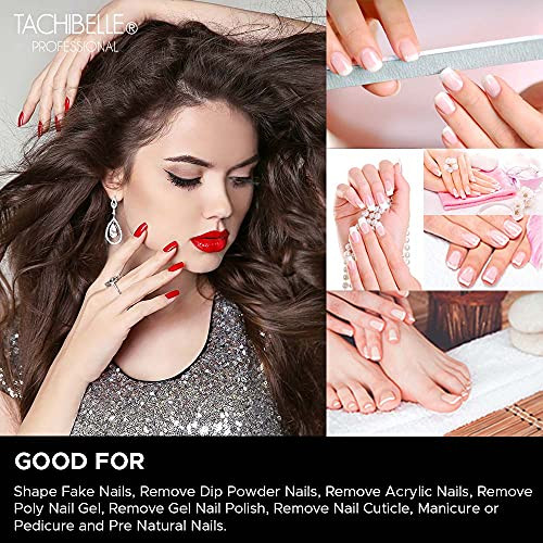 Tachibelle Premium JAPAN Abrasive 180180 Medium Washable Zebra File Nail
