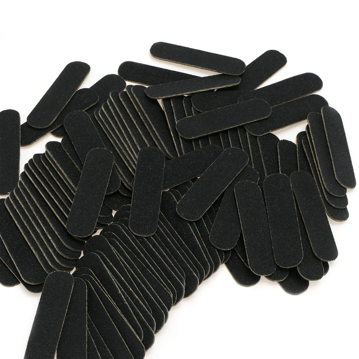 100 Pcs Mini Nail Files Bulk Mwoot Disposable Double Sided Emery Board 180240 Grit Fingernail Nail File Buffer Set Manic