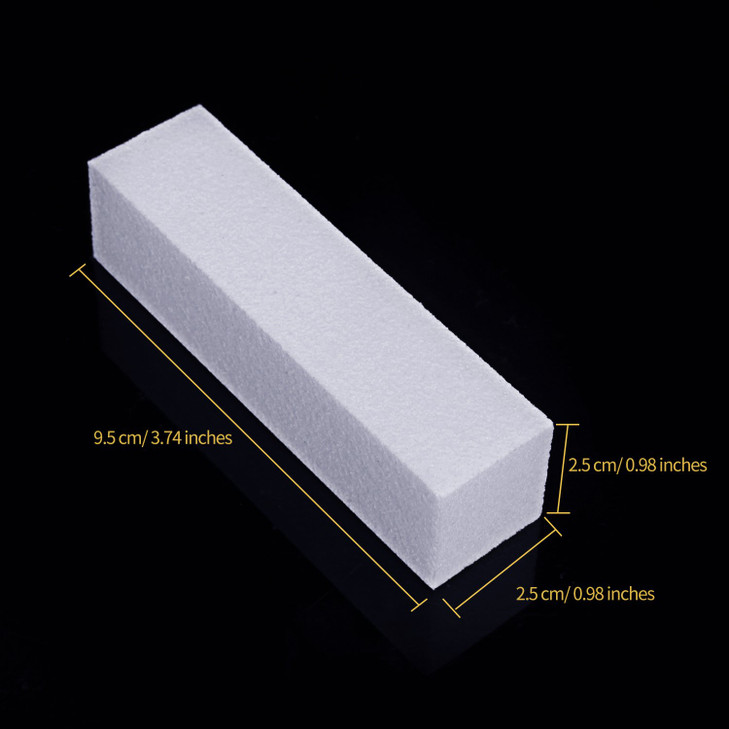 Senkary 12 Pack Nail Buffer Block 4 Sided Nail File Sanding Block Buffing Blocks for Natural and Acrylic Nails Medium Gr