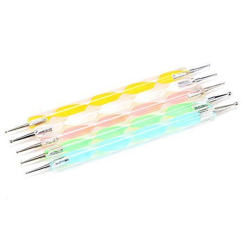 COMIART Ball Styluses Dotting Tool Set for Embossing Pattern Clay SculptingNail Art
