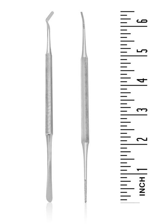 BlueOrchids Pedicure Kit Ingrown Toenail Tool Nail File and Lifter Set Premium Grade Stainless Steel Nail Tools Supplies