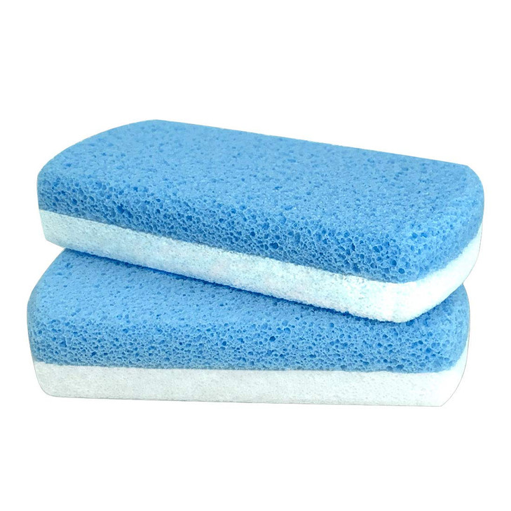 Maryton Glass Pumice Stone for Feet Callus Remover and Foot Scrubber Pedicure Exfoliator Tool Pack of 2