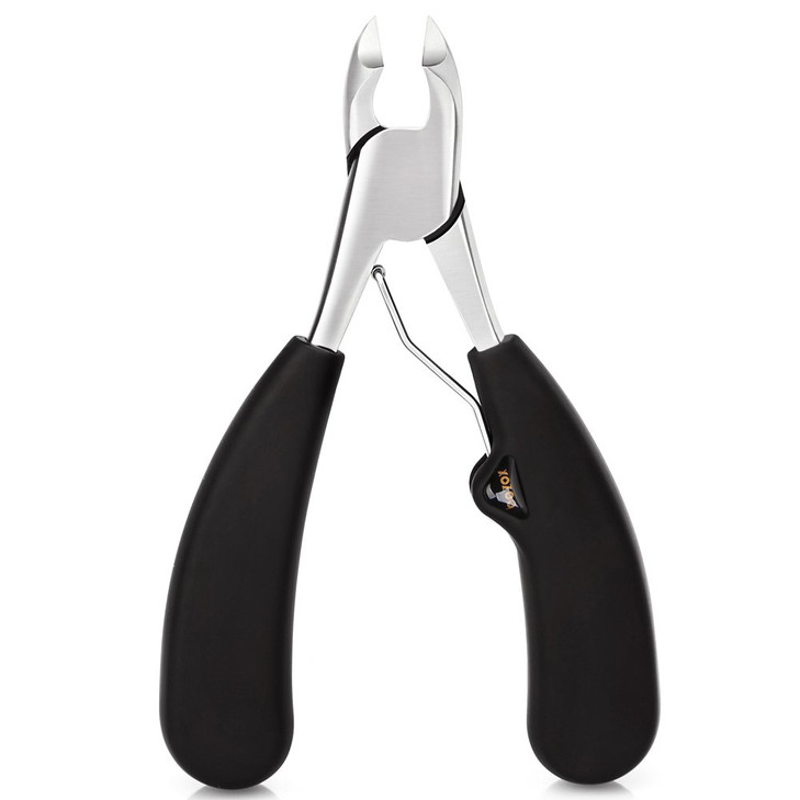 BEZOX Thick Toenail Clippers for Seniors Large Toe Nail Clippers for Thick Nails Precision Comfort Grip Long Handle Fing