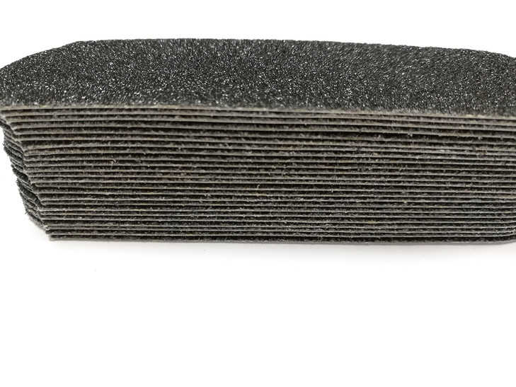 60 GRIT Stainless Steel Pedicure File Refill Pads 60 Count 60 GRIT Black