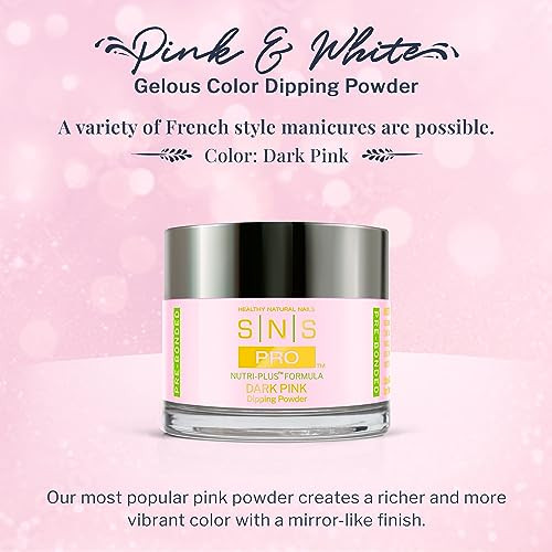 SNS Nail Dip Powder American White NaturalNudes White Sheer LongLasting Acrylic Nail Color Polish Lasts up to 14 days Lo