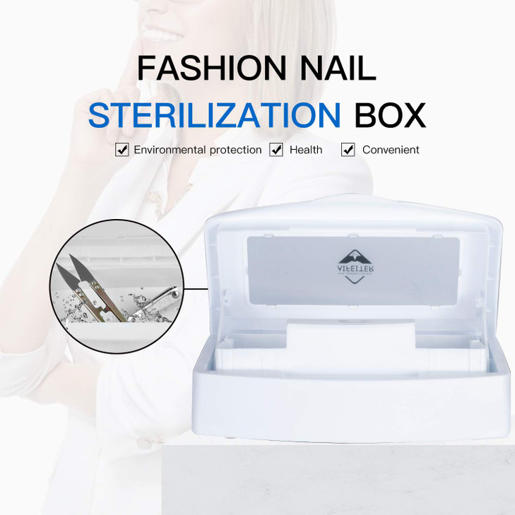 Plastic Sterilizing TrayTool Sterilization BoxClean Sterilizer Box Storage Organizer for NailTweezersHair SalonSpa Cutte