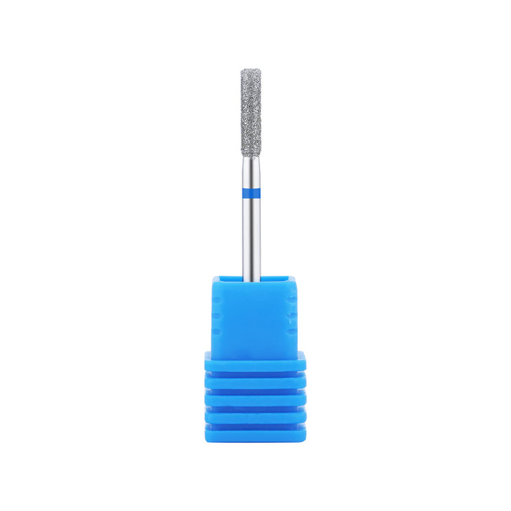 NMKL38 Diamond Bit Small Barrel Shape Electric Nail Drill File Cuticle Cleaner Tool for Rotary Nail Drill Machine Manicu