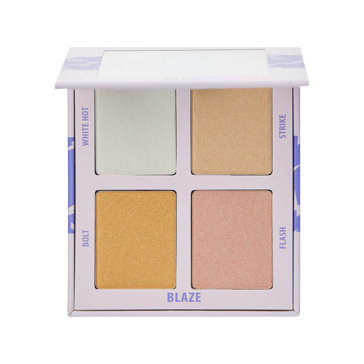 Carter Beauty By Marissa Carter Mini Highlighter Palette Long Lasting Makeup Shimmer Matte Shades Blaze