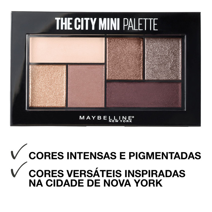 Maybelline New York Makeup The City Mini Eyeshadow Palette Chill Brunch Neutrals Eyeshadow 014 oz