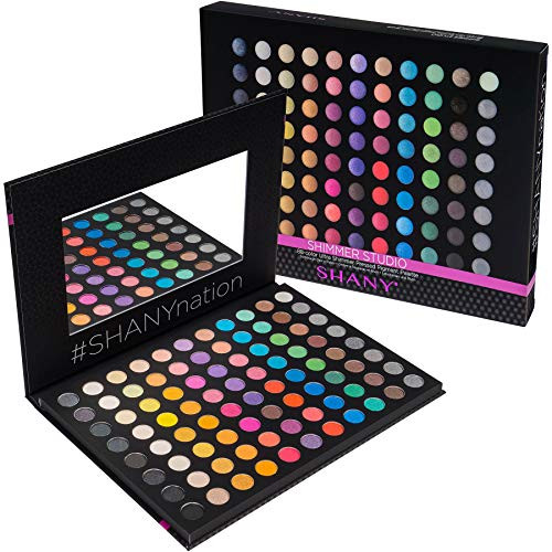 SHANY SHIMMER STUDIO Eye shadow Palette MatteShimmer and Metallic Eye Makeup Studio Colors for Smoky Eyes and Natural Lo