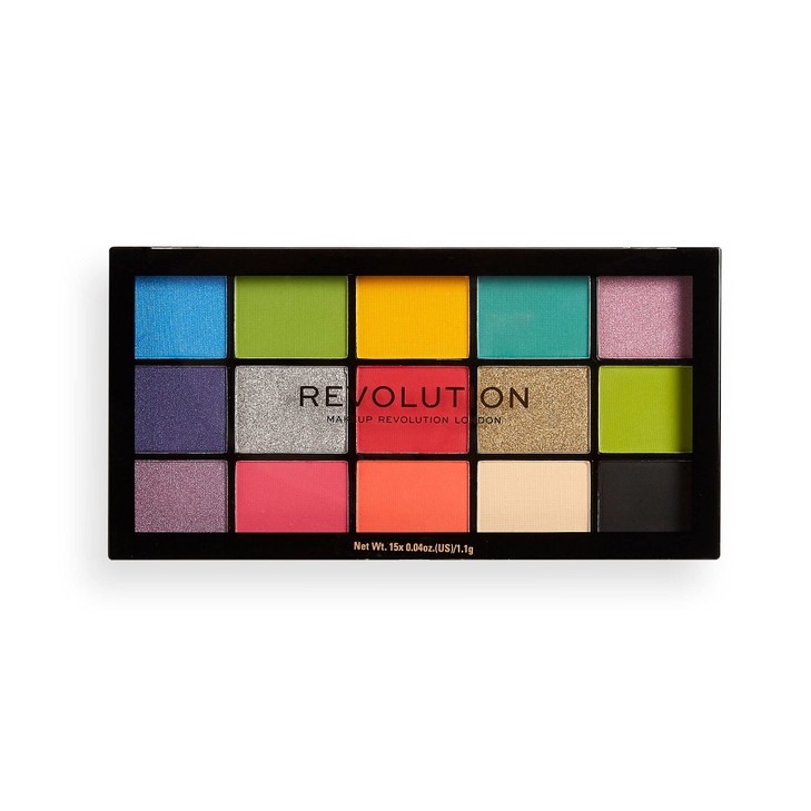 Makeup Revolution Reloaded Palette Makeup Eyeshadow Palette Includes 15 Shades Lasts All Day Long Cruelty Free Euphoria