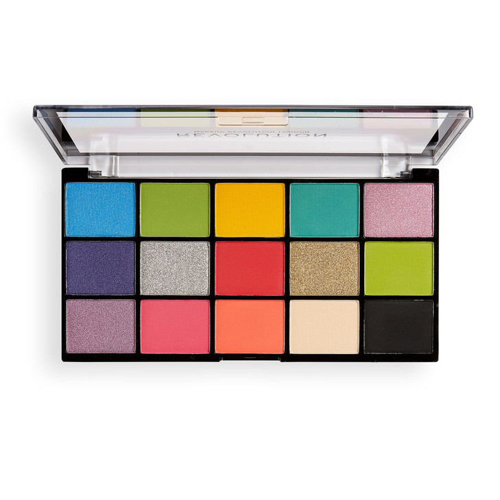 Makeup Revolution Reloaded Palette Makeup Eyeshadow Palette Includes 15 Shades Lasts All Day Long Cruelty Free Euphoria